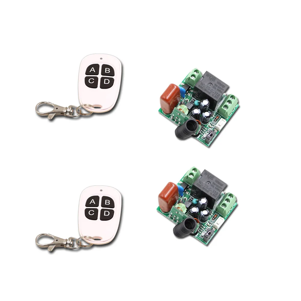 

Latest AC220V Wireless Remote Control Power Switches Mini Size Remote Controll Lighting Switch Learning Code 315/433MHZ