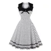 Polka Dot Women Retro Dress Female Sleeveless 1950s 60s Robe Vintage  pin up Rockabilly Party Dresses Plus size 4XL vestidos ► Photo 1/6