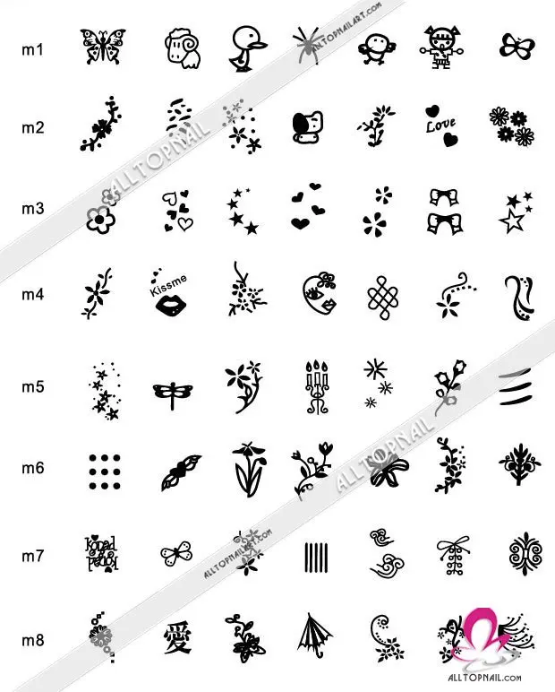 557 Designs Large Size Konad Nail Art Stamping Image Plates M Serie 557 Designs Large Size Konad Nail Art Stamping Image Plates M Serie Template 1pcs M1 M2 Free Shipping In Templates From