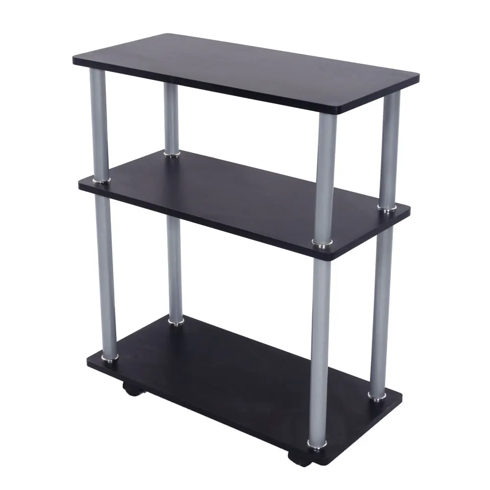 

Rolling Office Cart Table Black Dropshipping