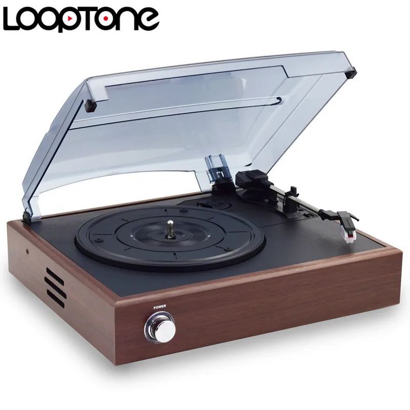Looptone 33/45/78 об./мин. Bluetooth виниловую пластинку LP проигрыватель Проигрыватель