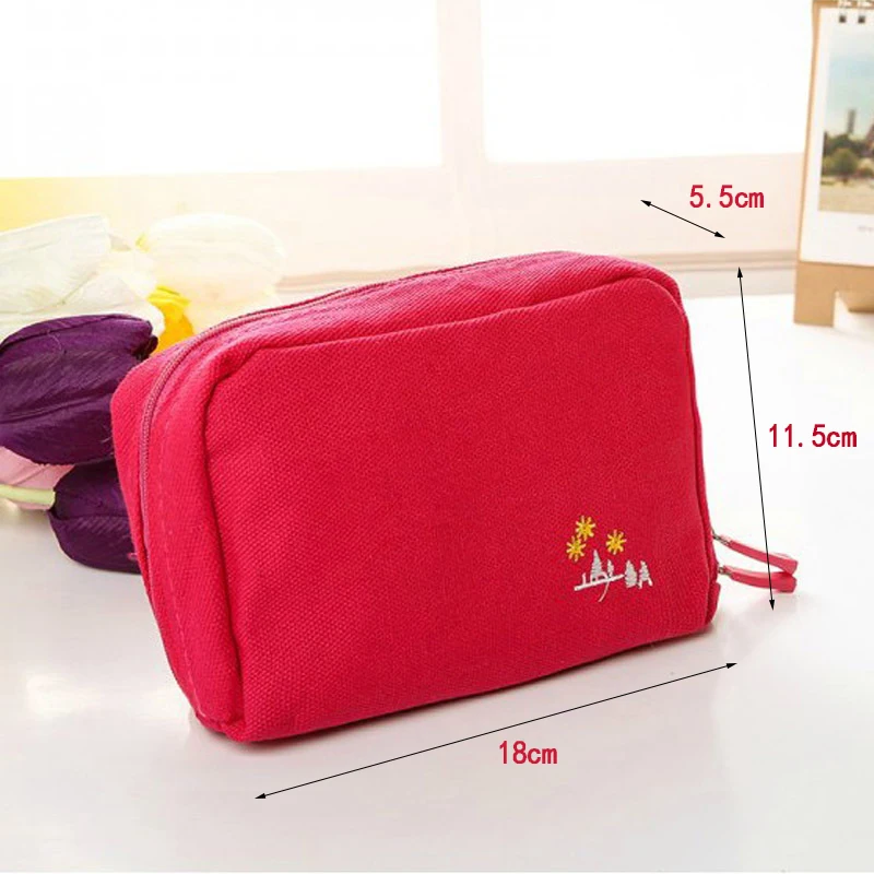 النسخة سفر حقيبة تجميل من الخيش متعددة وظيفة Neceser سستة حقيبة مستحضرات تجميل حقيبة التخزين مجموعات ماكياج تشكل أكياس