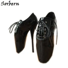 Sorbern Ballet Stilettos High Heel Pump Shoe Women 7 Inch Heels Fetish Crossdresser Drag Queen Shoes Pump Heeled Ladies Shoe