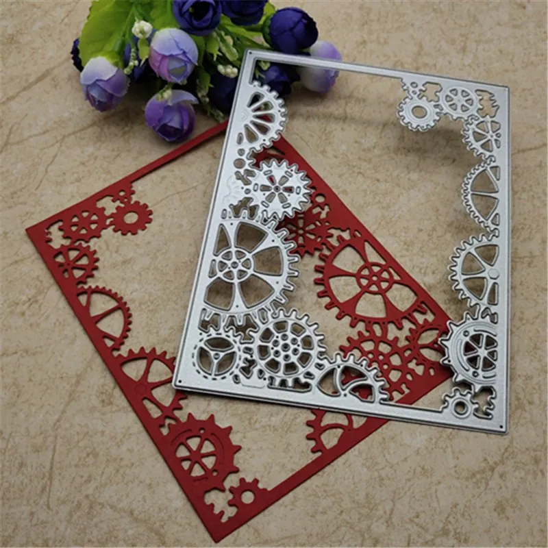 

Square Metal Cutting Dies Stencils For Card Making Decorative Embossing Suit Paper Cards Stamp DIY