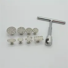 Car PDR Tools Kit Ferramentas Dent Removal Paintless Dent Repair Tools Aluminum Glue Puller Tabs for Car Body Repair 8x tab Car PDR Tools Kit Ferramentas Dent Removal Paintless Dent Repair Tools Aluminum Glue Puller Tabs for Car Body Repair 8x tab