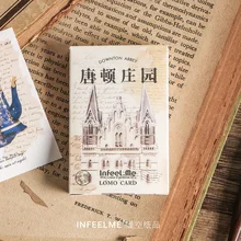 28 листов/комплект Новинка Даунтон аббатство серии Lomo открытка/поздравительная открытка/день рождения Письмо Конверт подарочная карта