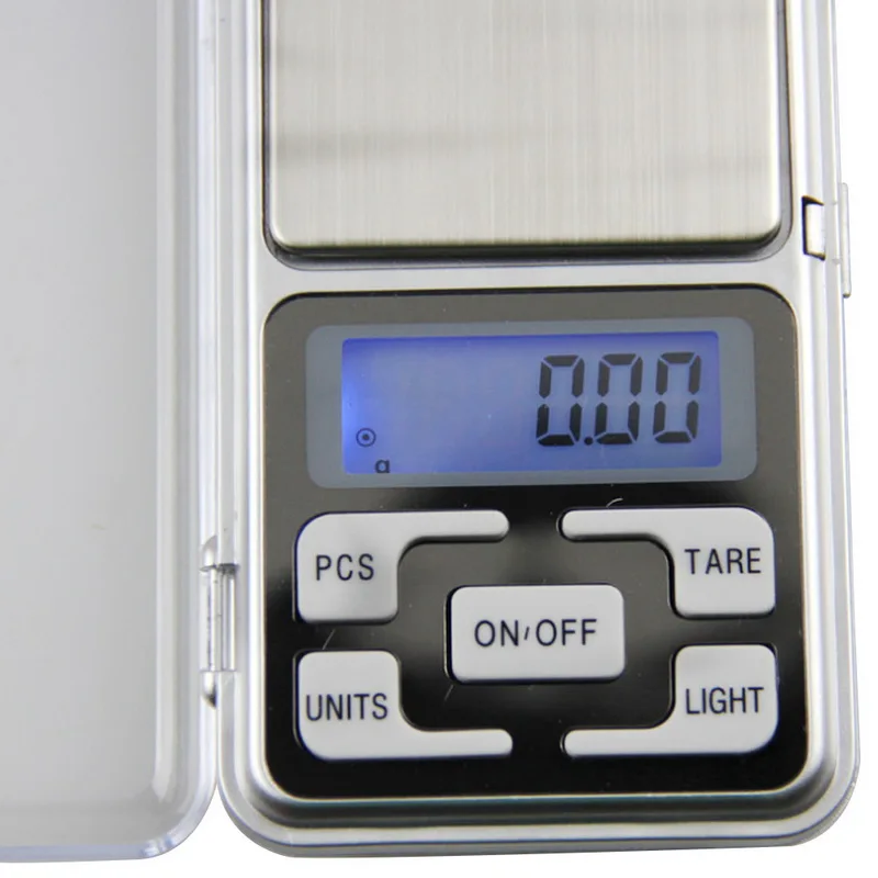 Мини цифровые весы 100/200/300/500g 0,01/0,1 г Высокая точность Подсветка Электрический карман для бриллиантовых ювелирные украшений Вес для Кухня