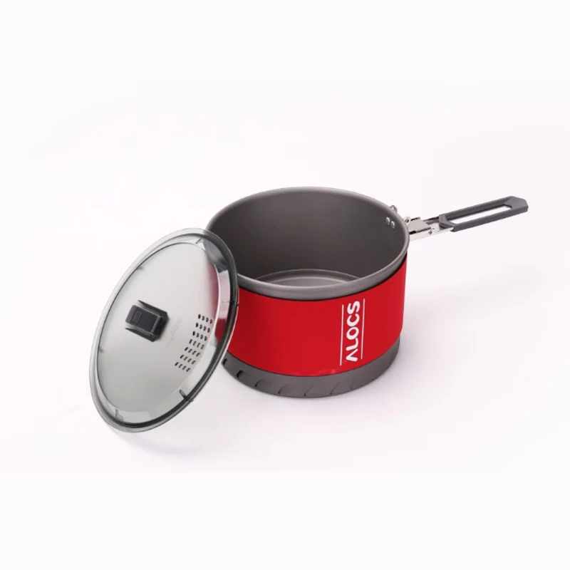 Ultraligero de Camping al aire libre de utensilios de cocina utensilios olla para hacer senderismo Picnic mochila vajilla de la herramienta de la supervivencia