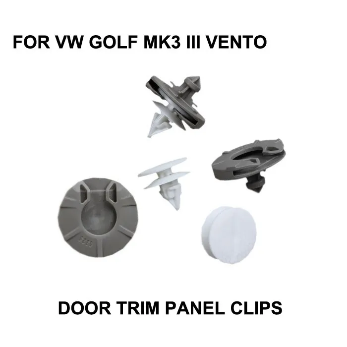 

INTERIOR DOOR TRIM PANEL FOR Volkswagen FOR VW GOLF MK3 III VENTO CLIPS X10