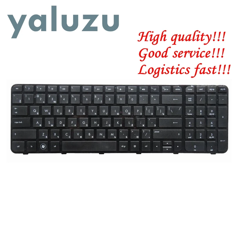 YALUZU русской клавиатуры ноутбука для hp для Pavilion G6 G6-2000 G6Z-2000 G6-2100 G6-2163sr AER36Q02310 R36 ру черный с рамкой