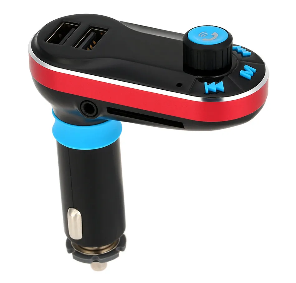 Bluetooth FM Transmitter Module Car Kit MP3 Players With USB SD Aux-in Handsfree Remote Control Car Charger For iphone Samsung-5
