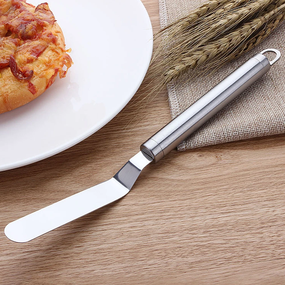  Stainless Steel Cream Spatula Bread Jam Chocolate Scraper Cake Dessert Bread Cutter Cake Kiss Knife
