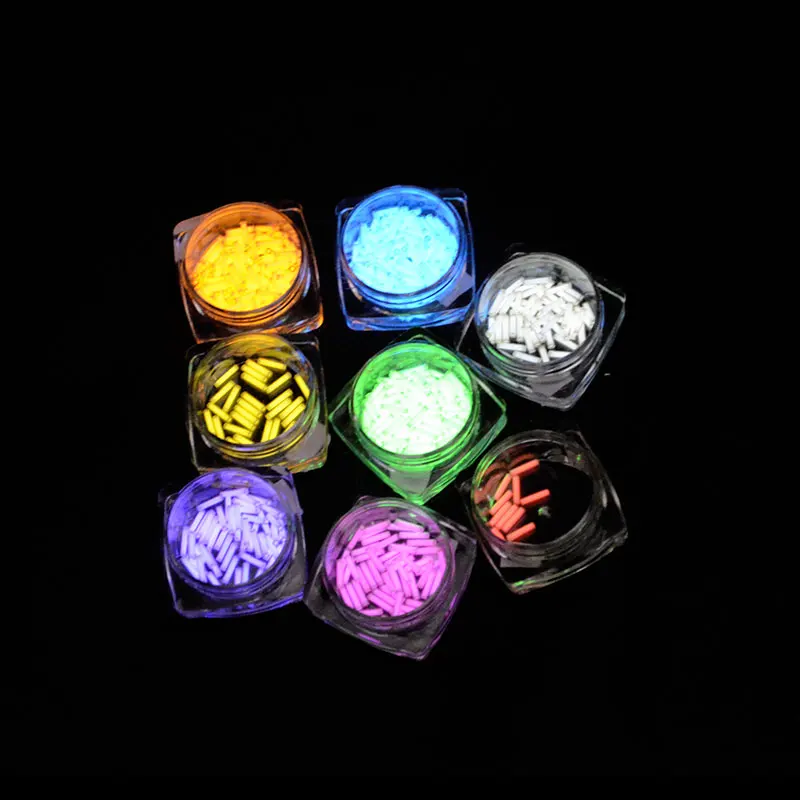 

1pc 1.5mm*6mm Tritium Tube Automatic Light 15 Years Tritium Keychain Key Ring EDC Tube Lifesaving Emergency Lights