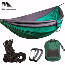 300*200 см портативный гамак-парашют для кемпинга выживания садовая уличная мебель отдыха сна Hamaca путешествия двойная подвесная кровать