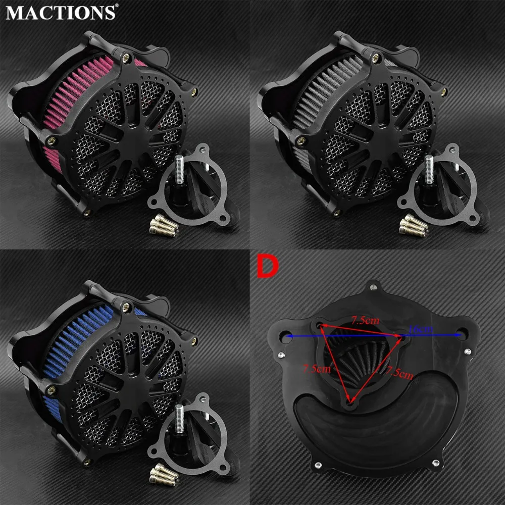 

Motorcycle Air Filter Intake Air Cleaner CNC Aluminum Crafts For Harley Touring Street Glide Road Glide 2017 Up Softail 2018