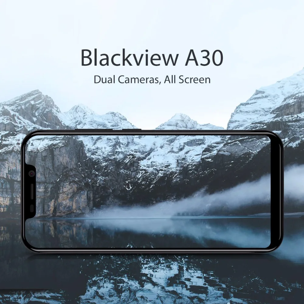 Blackview A30 смартфон 5 дюймов 19:9 QHD + полный Экран Android 8 1 MT6580A 4 ядра 2 ГБ 16 двойной сзади