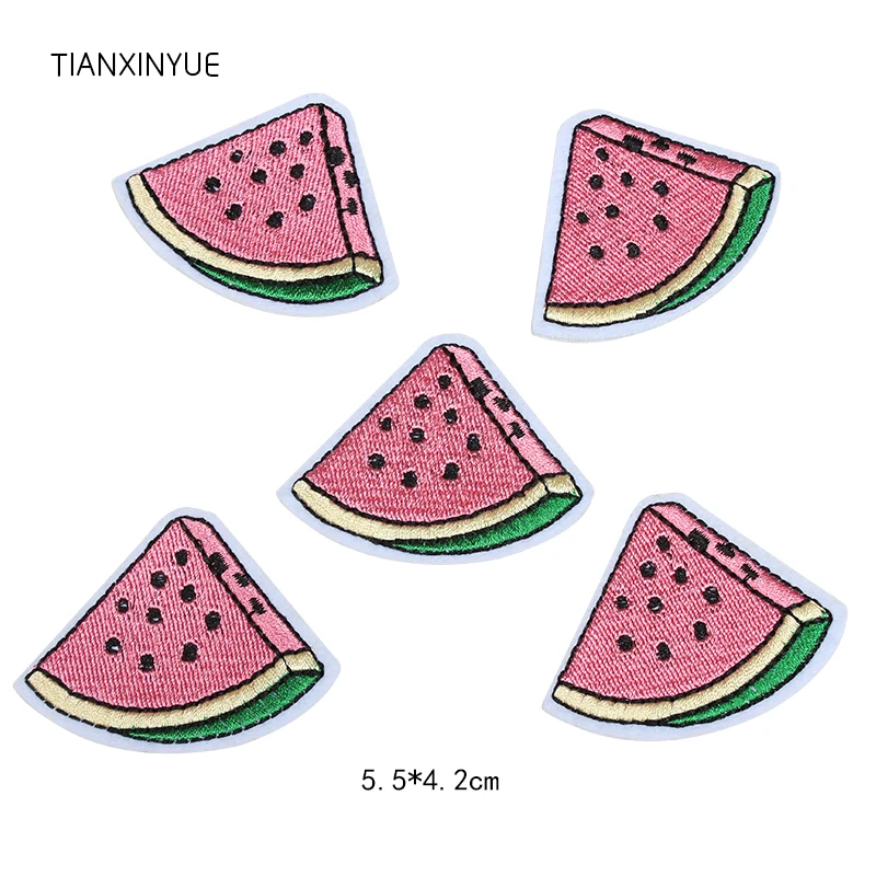 TIANXINYUE 20 pcs/lot watermelon patch children cloth patch embroidery