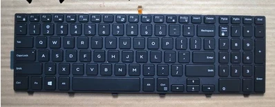 

US layout new laptop keyboard for DELL 15PR-5745B backlit black