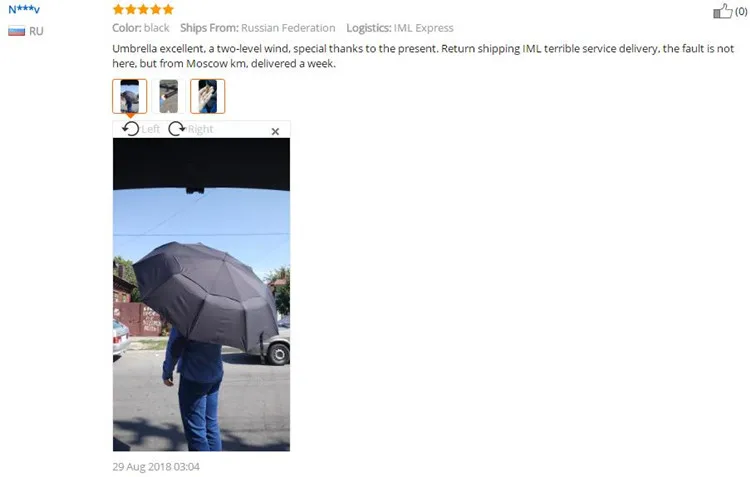 Сильный ветронепроницаемый 125 см Большой Автоматический Зонт мужской Двухслойный 3 складной зонтик для гольфа Зонт от дождя женский дорожный зонтик