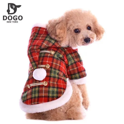 brand dog clothes DOGO dog hair Nepalese grade fabric Christmas clothes