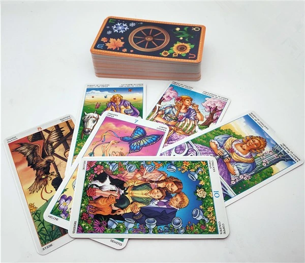 Compra online de Roda do Ano Tarot, um jogo de baralho de 78