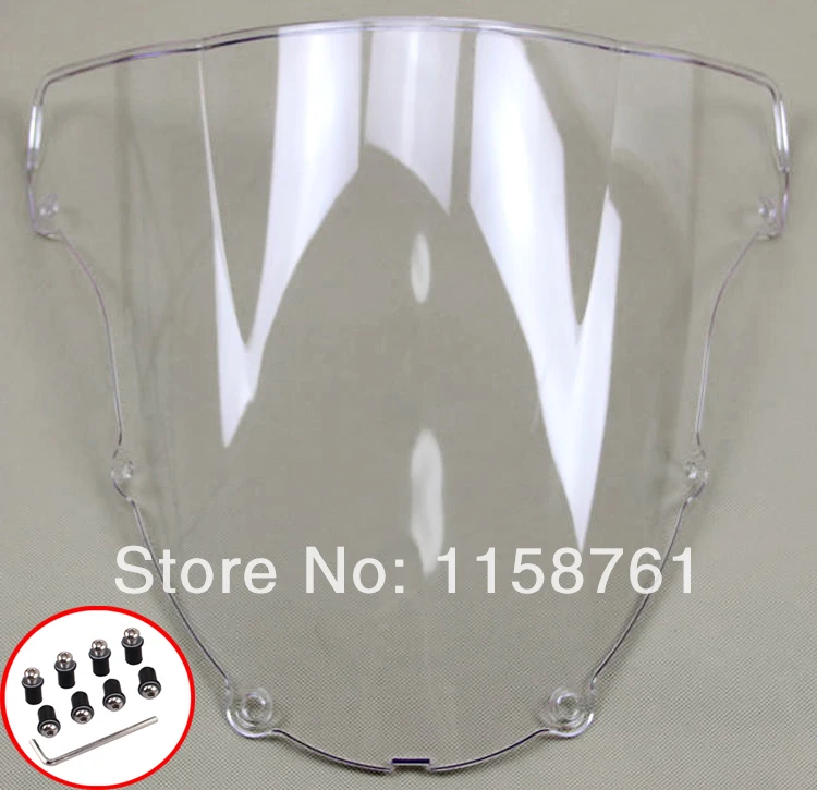 

Clear Motorcycle Windshield Windscreen Case for Kawasaki ZX6R 03 04 ZX636 2003 2004