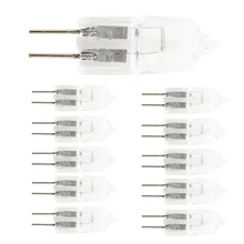 10X качество галогенная G4 12 В LED лампа G4 Галогенные лампочки Диммируемый 10Вт/20 W G4 база прозрачныйе галогеновые RA100