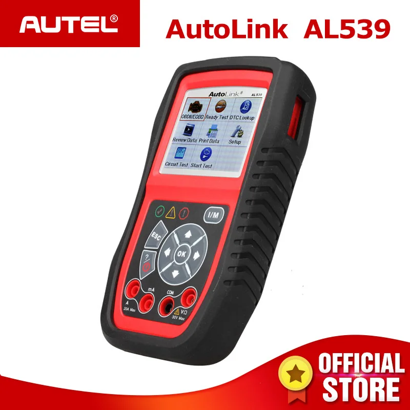 Autel автолинк AL539 OBDII может сканировать инструмент Электрический тест код