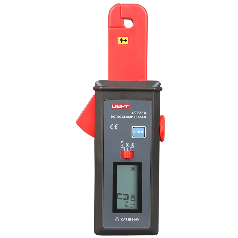 

UNI-T UT258A AC/DC Clamp Meters UT258A Digital Multimeter Resolution 1mA Data Storage RS-232 Data Transfer 600V 1mA AC/DC