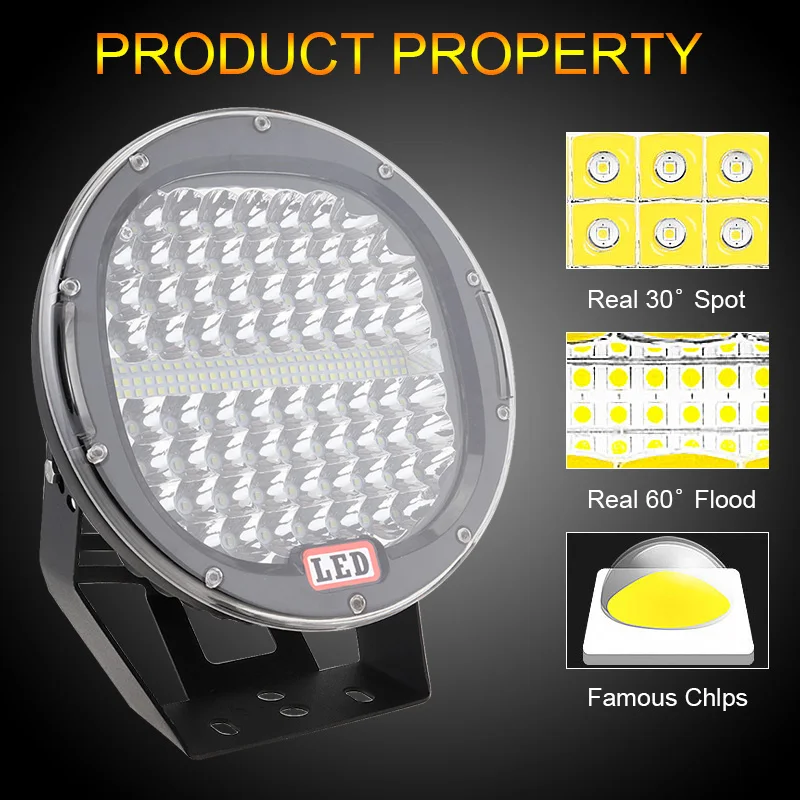 New Ultra Bright 378w Offroad LED Work Light Bar For 4WD 4x4 Off Road SUV ATV Truck Car LED Work Lamp Boat LED Lamp hot