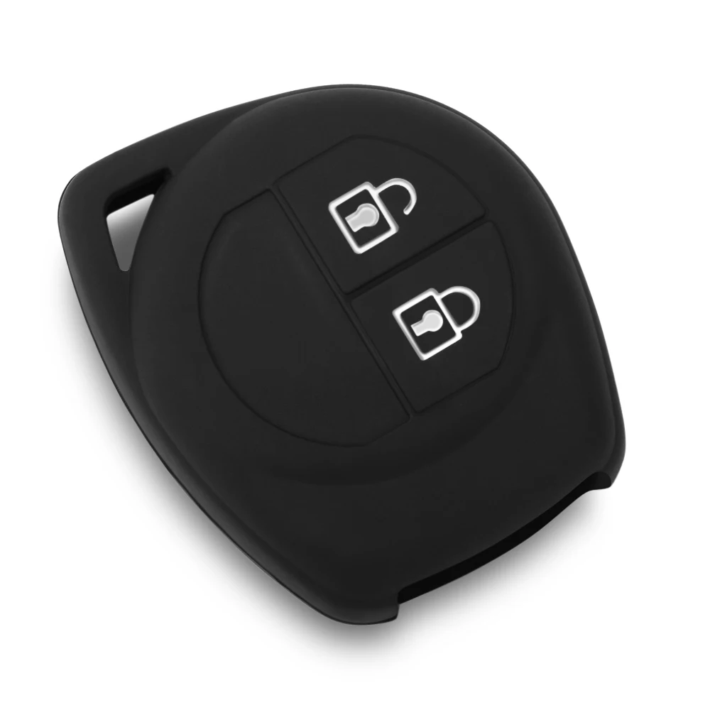 

2 Buttons Silicone Car Key Cover Case For SUZUKI SX4 SWIFT LIANA VITARA JIMNY ALTO IGNIS ESTEEM Remote Protector Holder