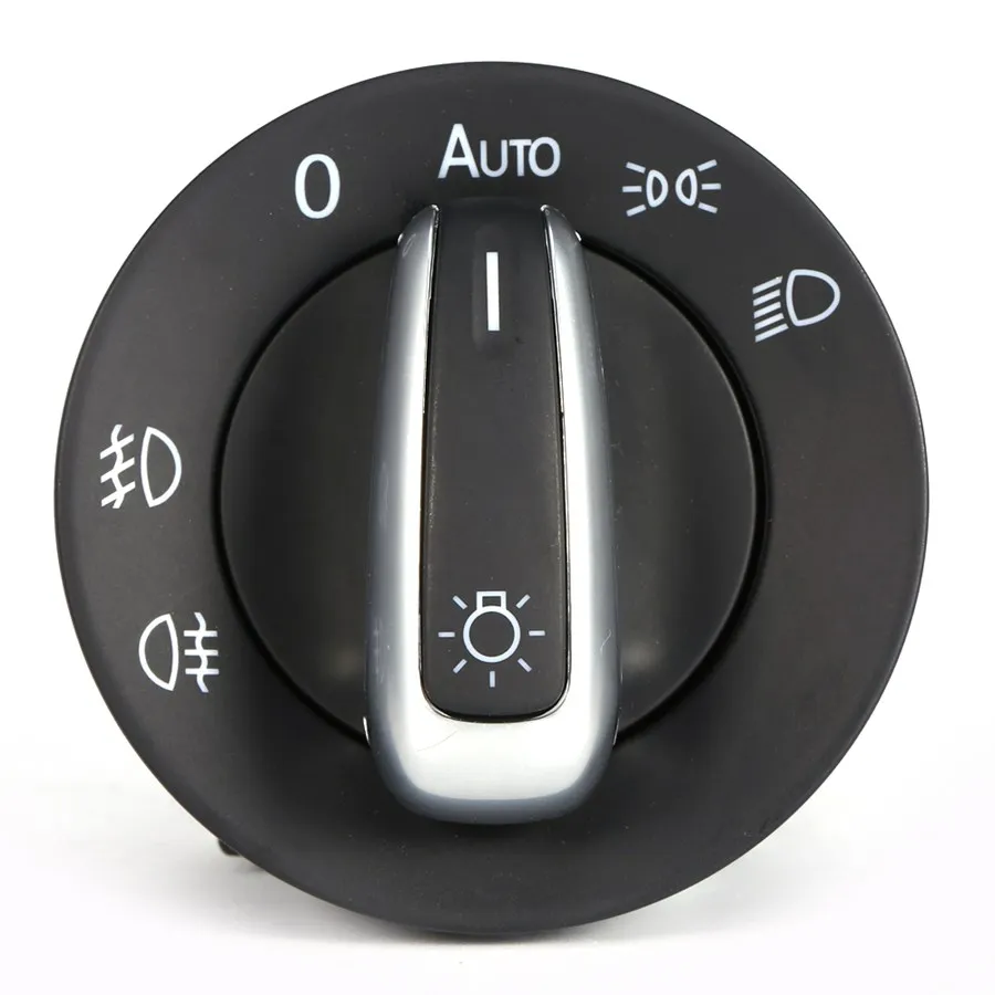 

Car Euro Headlight Control Switch For VW Volkswagen Golf Jetta Mk5 Mk6 SS Headlight Window Control Adjust Switch Button Knob