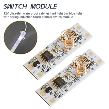 

For Smart Home LED Light Strip Touch Sensor Switch Capacitive Coil Spring Switch LED Dimmer Control Switch 9-24V 30W 3A