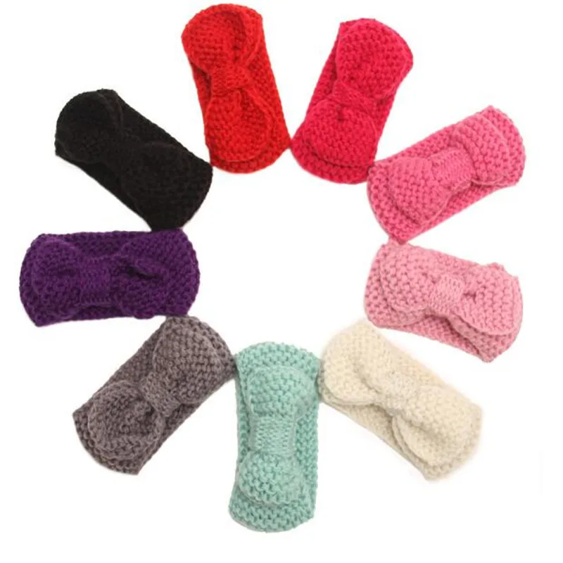 Crochet Pattern Bow Earwarmer Baby Girls Winter Wear Baby ...