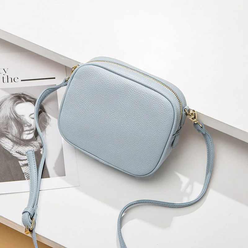 2018 Spring And Summer New Fashion Casual Women's Wild Lychee Pattern Shoulder Bag Slung Ladies Bag