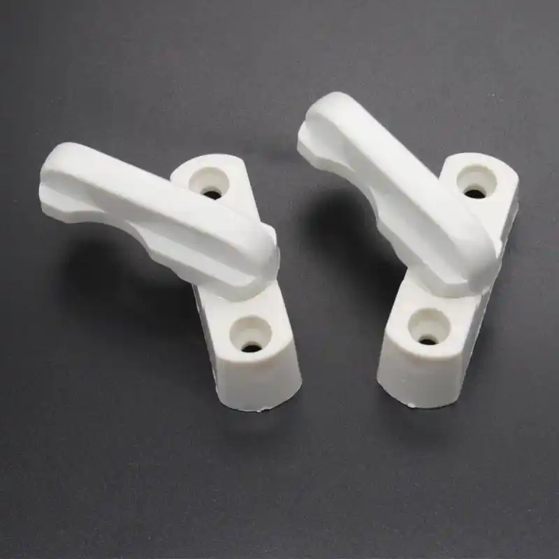 2x Security Locks For Upvc Windows Doors Security Plastic Window Door Lock Sash Jammer Extra Home Security