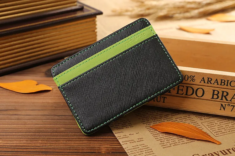 new hight quality fashion magic wallet PU leather men wallets carteira magica credit card holder male magic wallet for men