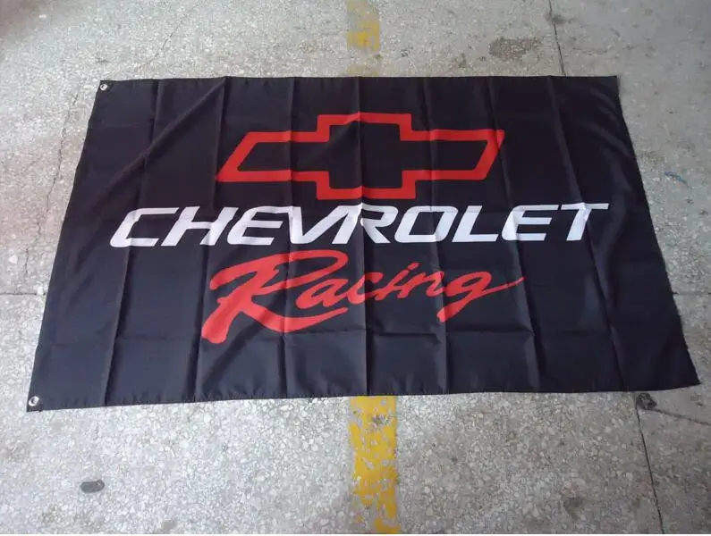 

chevrolet racing 3ft x 5ft Polyester 90*150CM Custom Flag