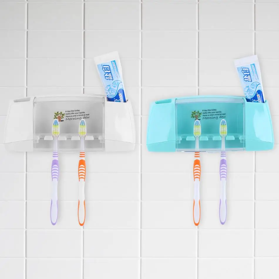 Toothbrush Holder Storage Box Tooth Brush Holder Organizer Bathroom