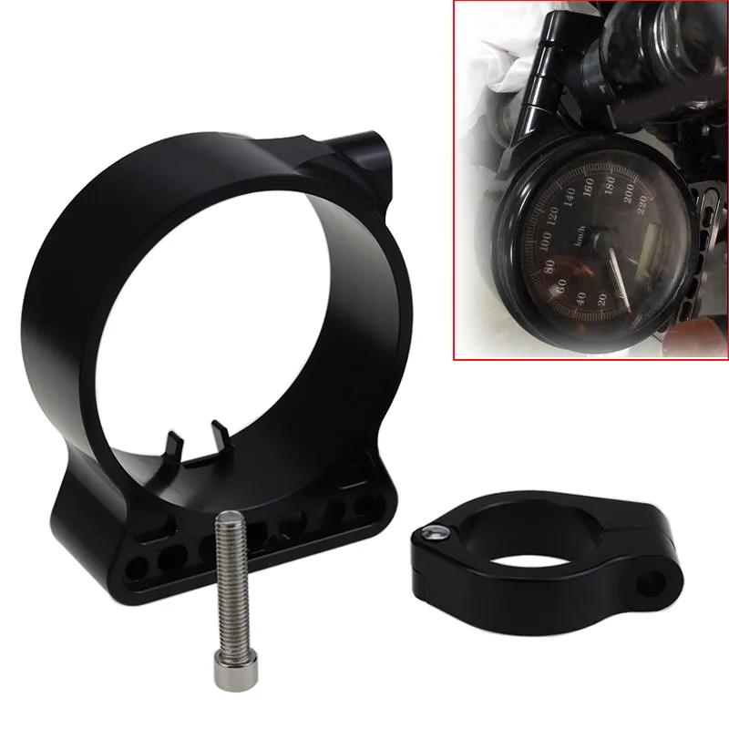 

Motorcycle Side Mount Speedometer Relocation Bracket Cover Instrument Bracket Case Housing Holder For Harley Sportster XL883