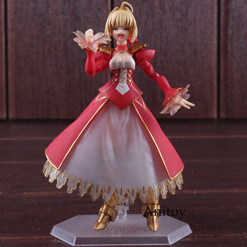 

Fate/EXTELLA Figma 370 Nero Claudius Red Saber Fate Figure Action PVC Figma Doll Collectible Figurines Model Toy