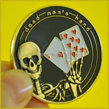 

JZ-085 Diameter 40MM,Card Protector, Texas Holdem Accessories, DEAD MAN