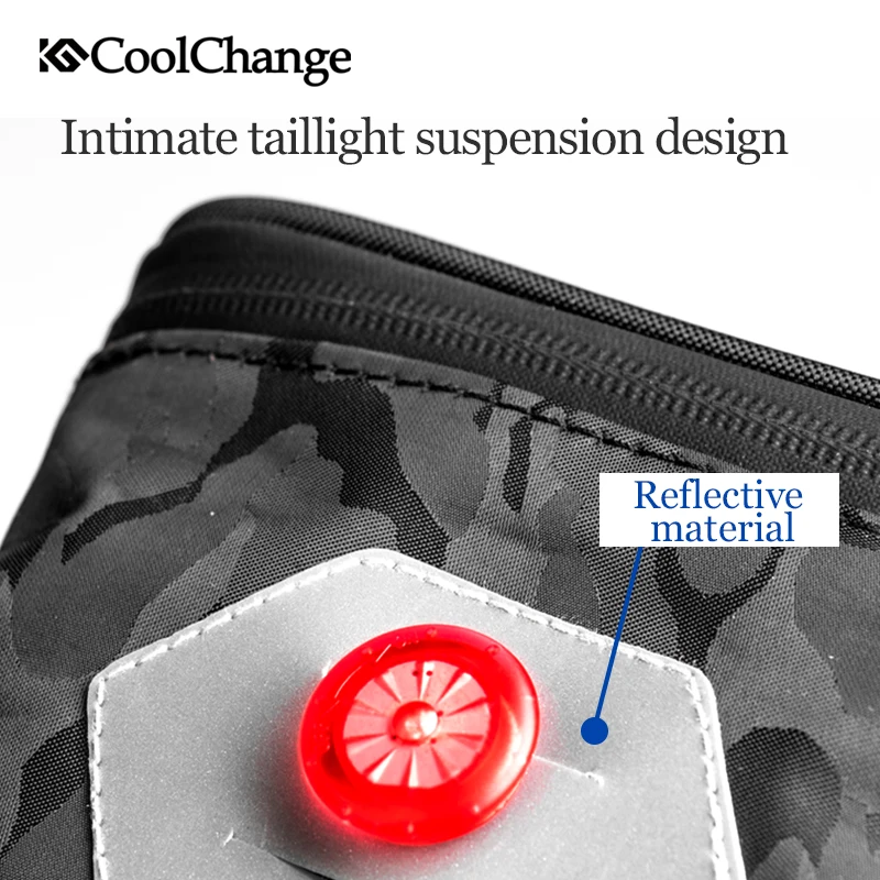 Водонепроницаемая велосипедная сумка CoolChange переносная на заднюю стойку
