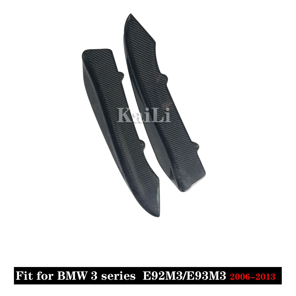 1 пара карбоновые щитки для переднего бампера BMW 3 серии E92 E90 E93 Real M3 Sedan Coupe Convertible 2006
