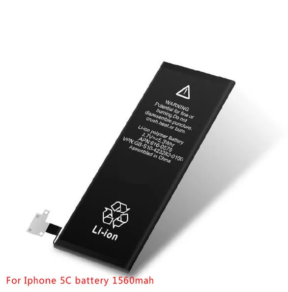 For Iphone 5C battery 1560mah 5