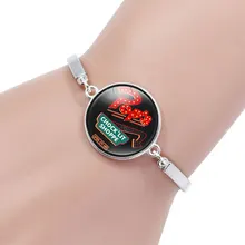 Ривердейл Southside змеи Браслеты для Для мужчин и Для женщин серебро "South Side serpents" ривердейл Браслеты Прямая