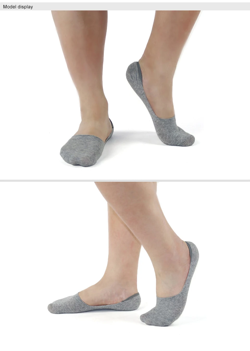 Чесаный хлопок невидимые женские носки модные повседневные силиконовые Нескользящие с низким вырезом мягкие дышащие однотонные носки-башмачки для женщин s