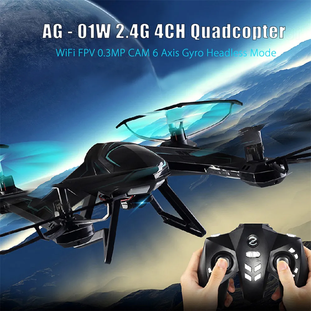 

X8SW RC Drone FPV Quadcopter Helicopter 2.4G 4CH 6-Axis RC Quadcopter Drones Can Add Real-time 720p Wifi FPV Or 1080p HD Camera