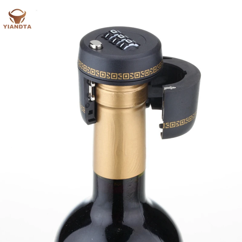

Plastic Password Bottle Lock Red Wine Bottle Plug Cipher Lock