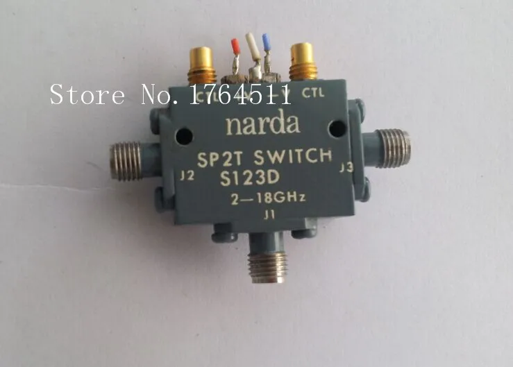 

[BELLA] Narda S123D 2-18GHZ SPDT RF microwave semiconductor - 12V SMA